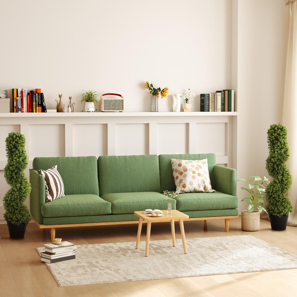 2-Piece Decorative Plant Set, Artificial Potted Plants, Artificial Plants for Home, Indoor, Outdoor, 90 cm, Green