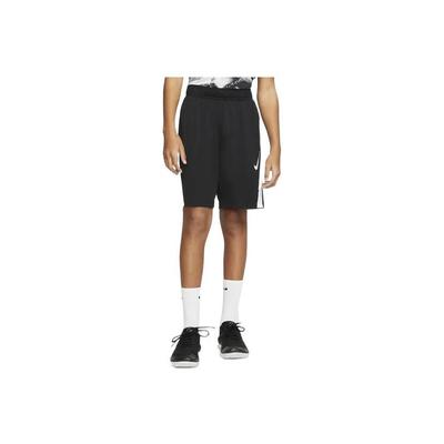 Kids Logo Color-Block Panel Straight-Leg Shorts Kids Bottoms Black CJ9272-010