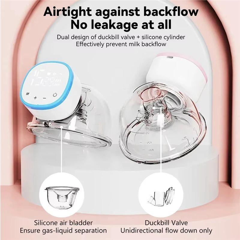 A71Z For Adult For Breastfeeding Electric Wearable Portable Hands-Free Low Noise LCD Screen Breast Pump