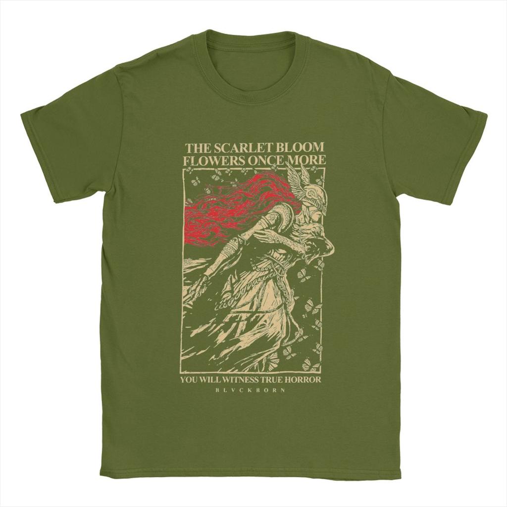Men's Elder Malenia Blade Of Miquella T Shirt Pure Cotton Tops Funny Short Sleeve Crew Neck Tees Unique T-Shirt