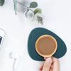 Food Grade Cup Mat Nordic Style Anti Scratch Heat Insulated Table Coffee Tea Coaster Restaurant Supplies