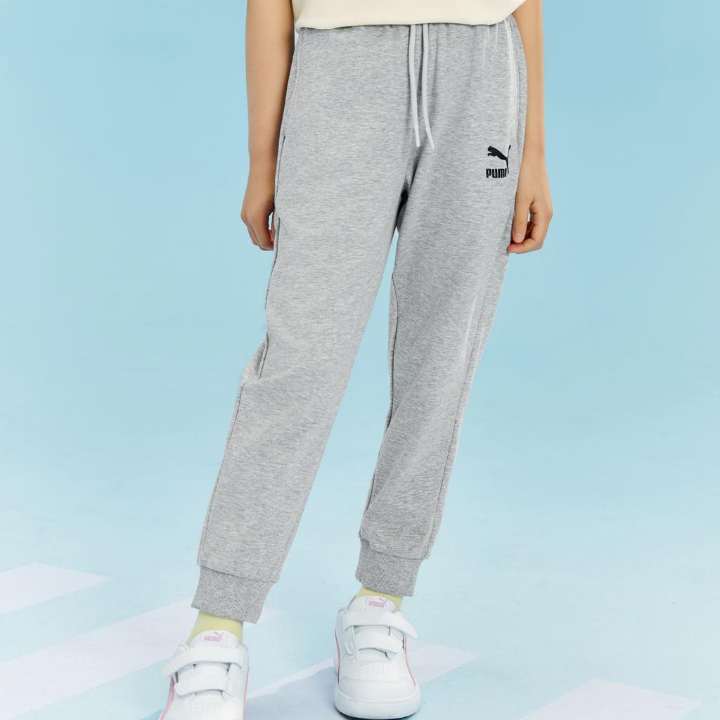 PUMA Knitted Sweatpants Medium Heather Gray 353924108204-00502