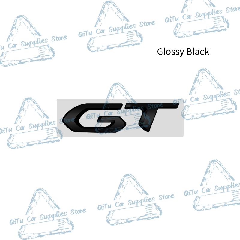 Car Styling Metal GT Emblem Lettering Logo Car Rear Trunk Badge Decor Sticker For Kia Peugeot 508 5008 208 2008 308 408 3008 GT Rdxbt90