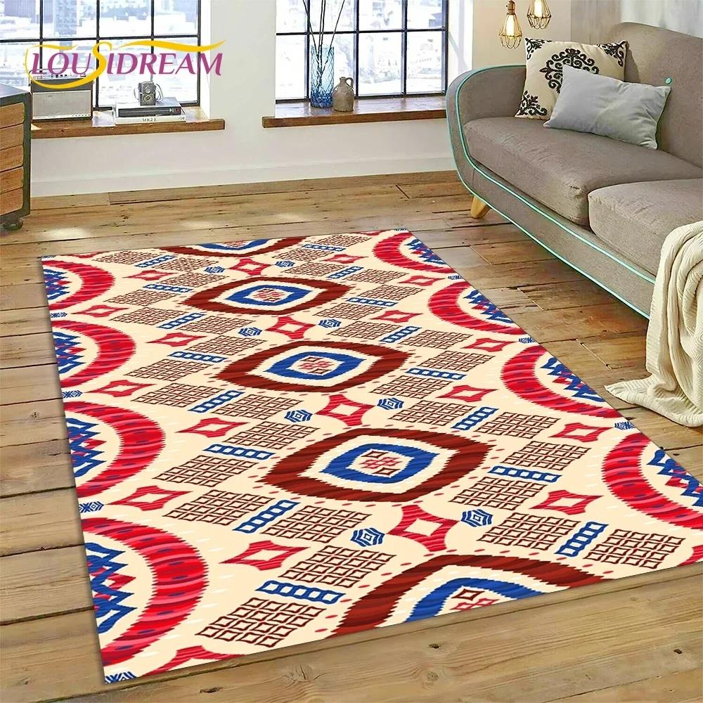 3D Severský Turecký Bohemia Keltský Koberec Běhoun pro Ložnici Obývací Pokoj Domácí Dekorace Pohovky, Dětská Hra Velký Dekor Podlahová Rohož Dárek