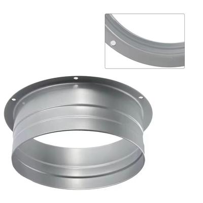 Metall-Abluftkanal-Verbinderflansch Rund Hochtemperaturbeständig Gerader Flanschadapter 75-300mm Lüftungskanal-Flansch