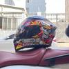 Motorcycle Helmet Full Helmet Can Be Equipped with Bluetooth Headset Men's Four-season Electric Bicycle Riding Helmet