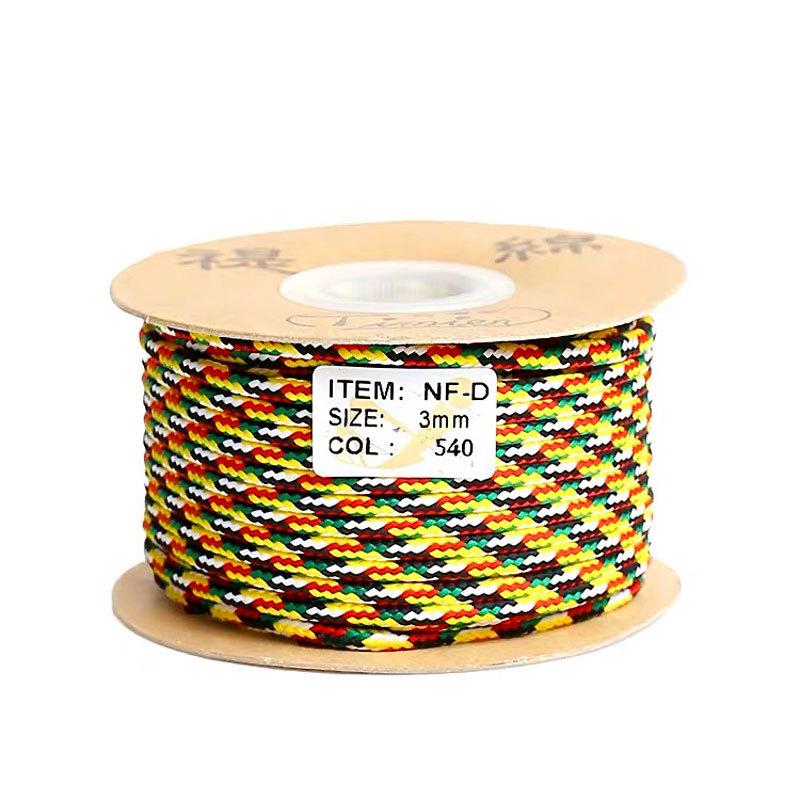 Five-Color Bracelet Weaving Rope: Vajra Jade Thread for Wenwan, Buddhist Beads, Star Moon Bodhi & Beading Strings
