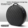 New Energy Vehicle Charging Gun Storage Bag Portable EV Charger Cable Bag Waterproof Auto EV Charging Jumper Storage Bag
