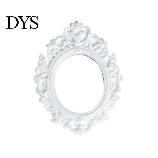 Vintage Mini Photo Frame Baroque Picture Retro Small Tiny Style DIY Accessories for Jewelry Mobile Phone Cases Refrigerator Magnets Craft Sturdy Resin