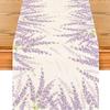 Lavender Tablecloth Spring Table Runner Kitchen Dining Table Decoration for Wedding Home Parties Supply 13x71inch