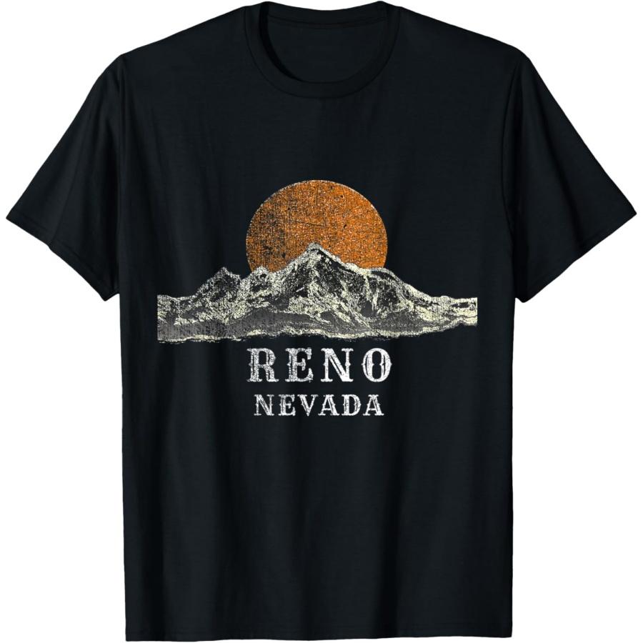 

Reno Nevada Mountain Scenery T-Shirt XXXXXL чёрный