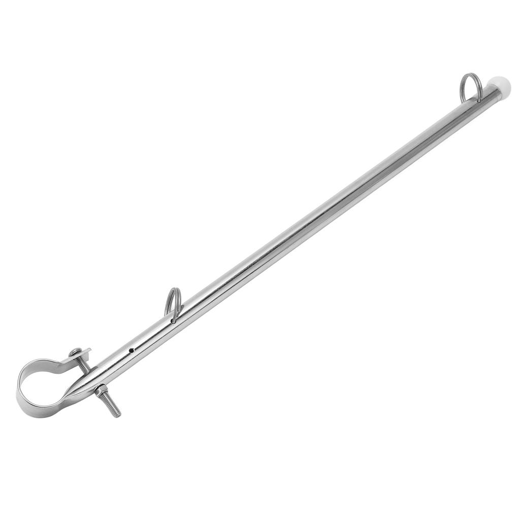 Boat Flag Pole Beautiful Practical Polishing Stainless Steel Rail Mount Marine Yacht Flagpole Hardware Accessories