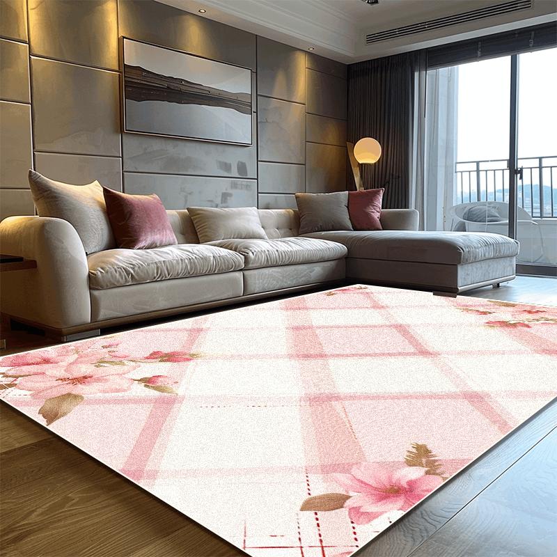 Modern Pink Geometric Carpet for Living Room Large Area Decoration Home Rugs for Bedroom Soft Non-slip 200x300 Lounge Sofa Mat