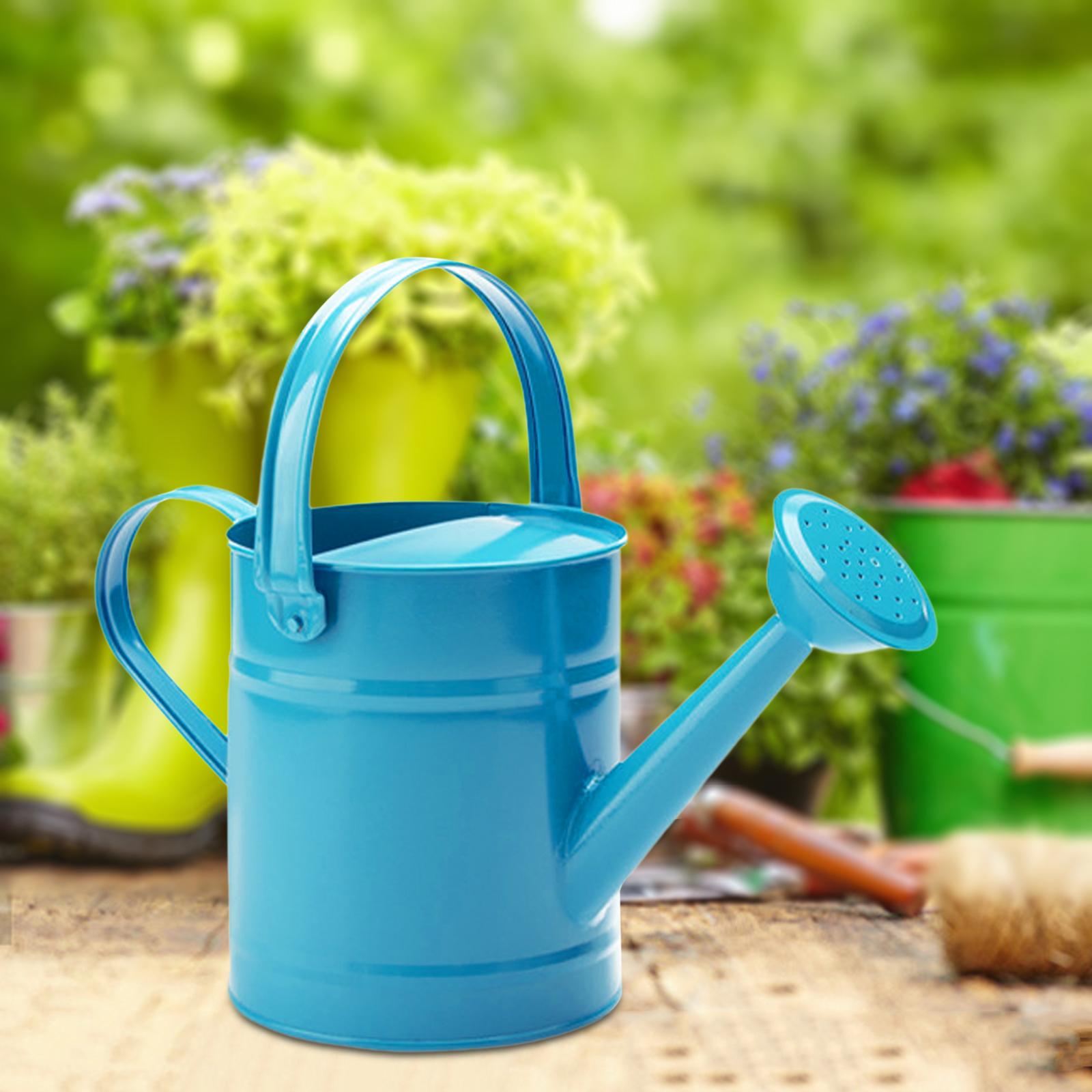 Plant Watering Can, Garden Watering Can, Ergonomic Handle, Leak Garden Water Pot for Garden, Home, Indoor And Outdoor синий