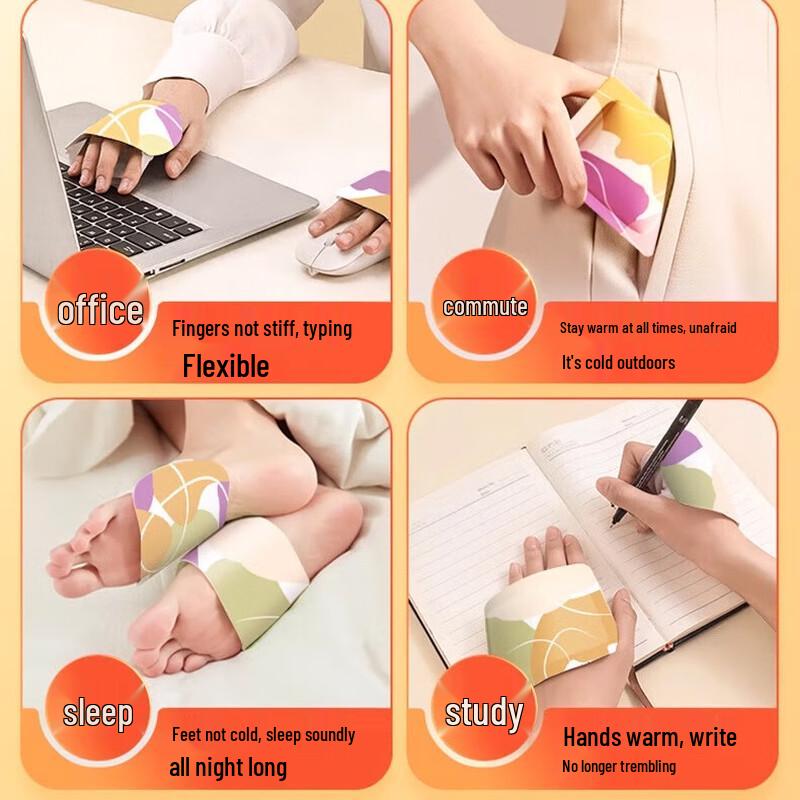Wearable Self-Heating Hand Warmer Patch