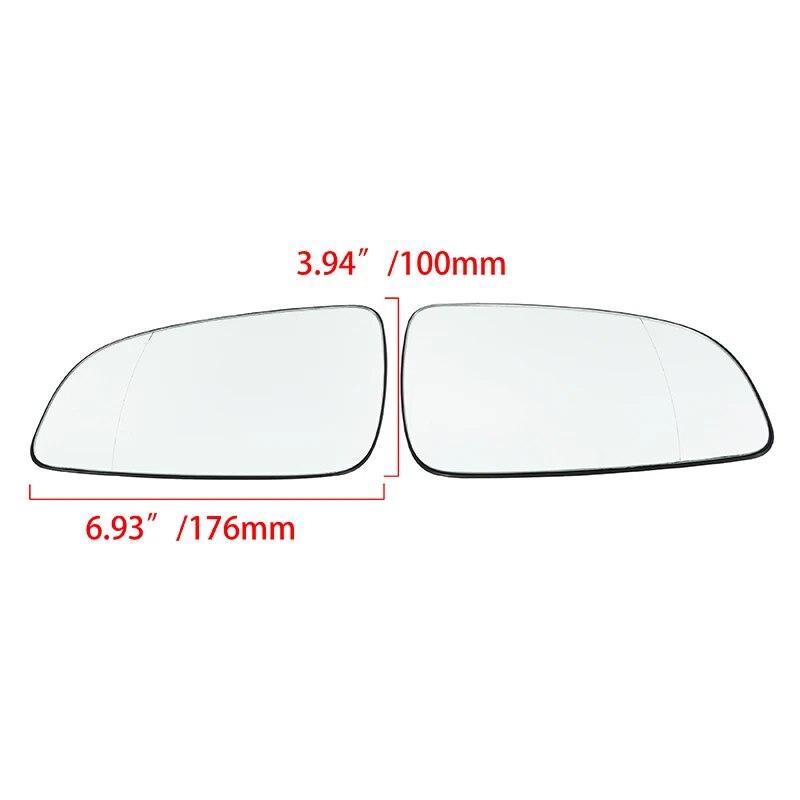 Car Door Side Rearview Wing Mirror Glass Rear View White Heated for Opel Astra H 2004 2005 2006 2007 2008 Auto Exterior Parts