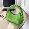 Luxury design women's hobo pleated tote sweet color underarm bag small bag and bags shoulder bag