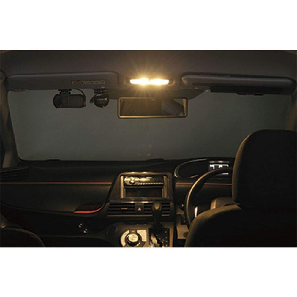 CARMATE GIGA Car LED Room Lamp, 3000K, Natural Color, Bright Bulb Color, T10, T8