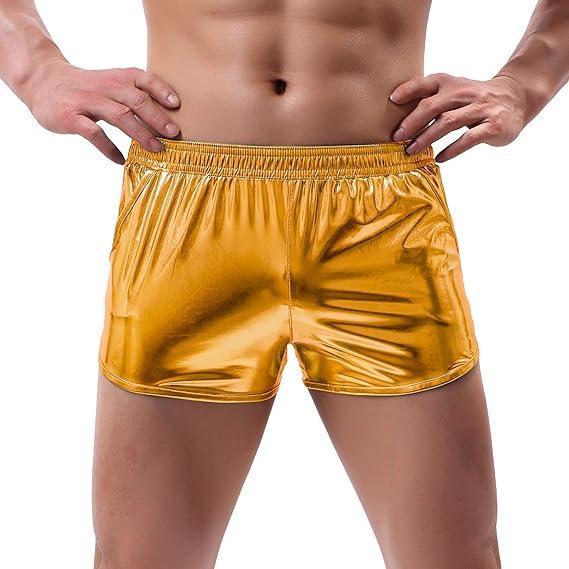 2025 Summer Shiny Loose Casual Men's Running Shorts