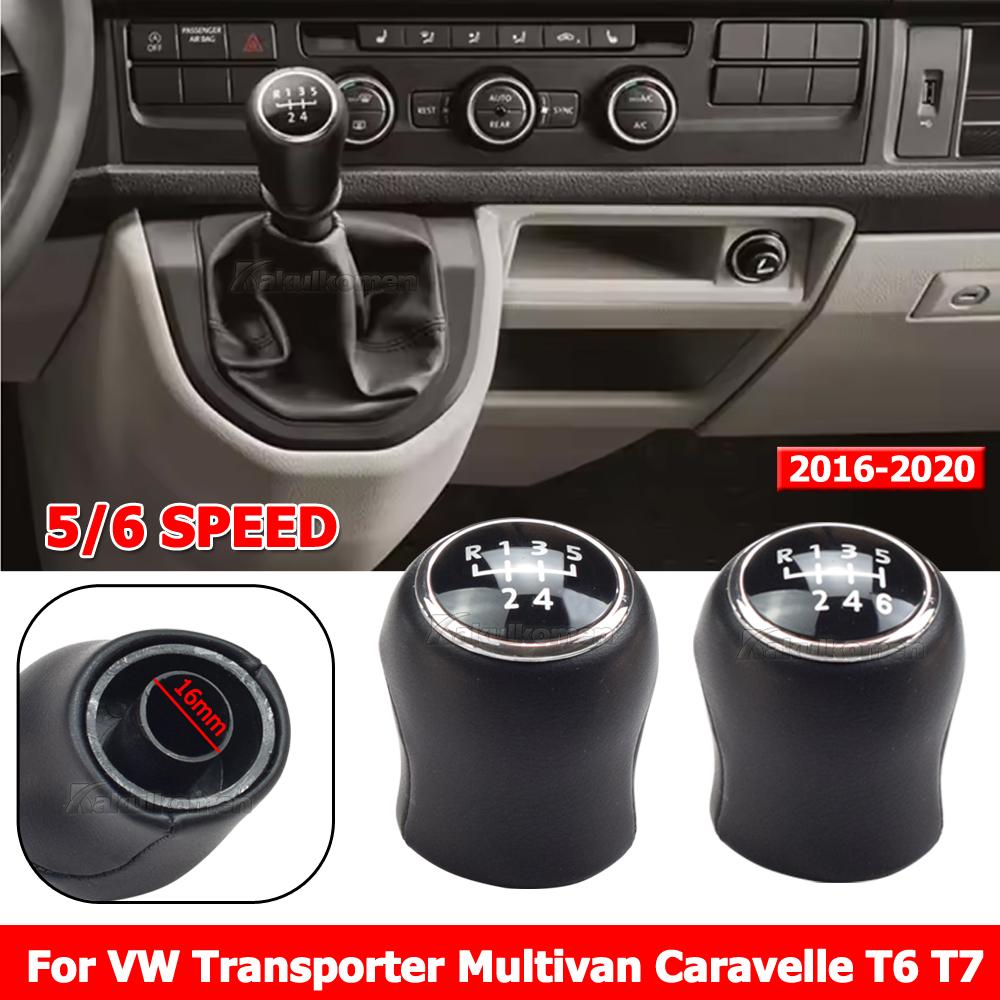 5/6 Speed For VW Volkswagen T6 T7 Transporter Multivan Caravelle 2016 2017 2018 2019 2020 Gear Shift Knob Shifter Gaiter Boot