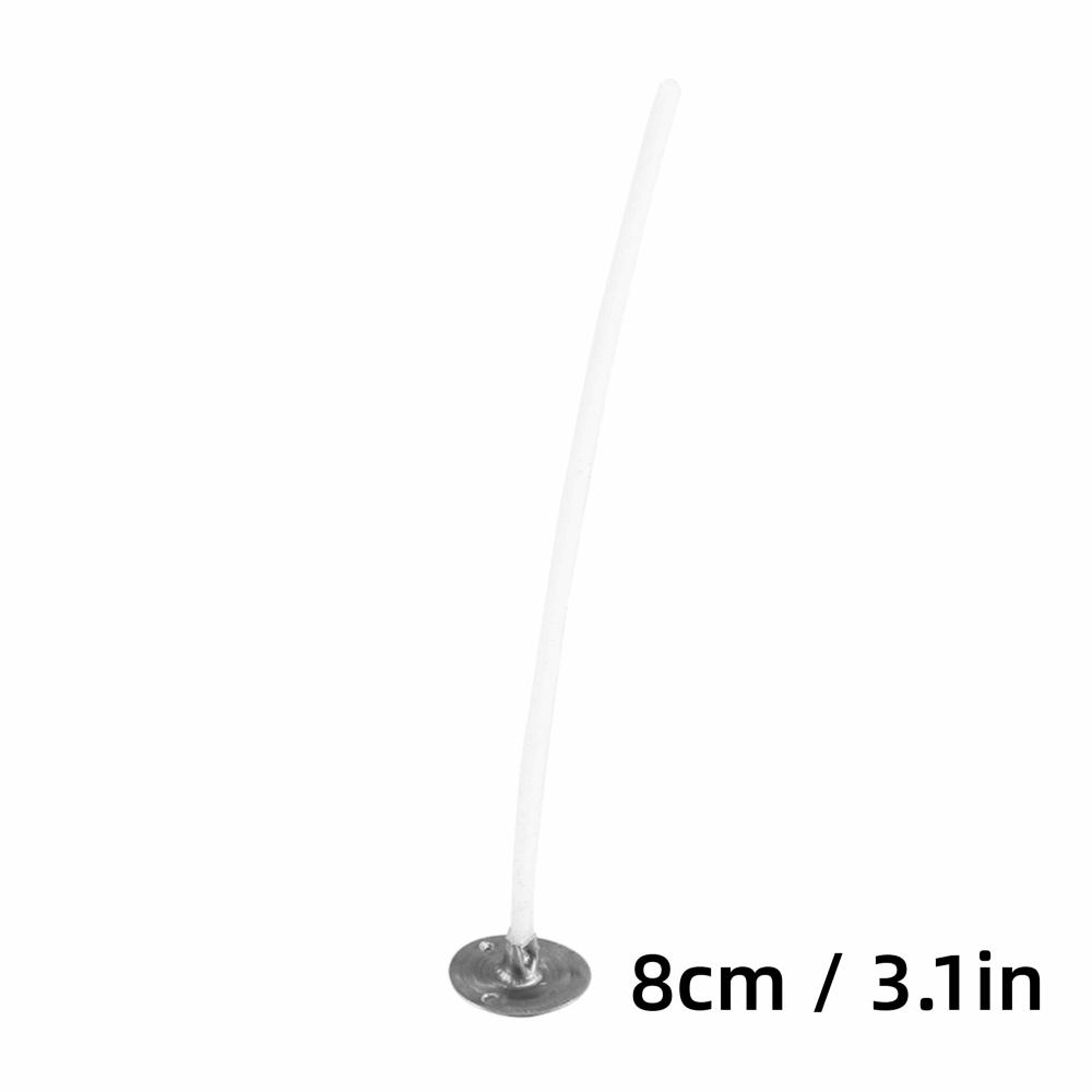 

100pcs 100% Cotton Candle Wicks Soy Wax Coated With Clips Cotton Core Wick Stable Burning Candle Making Accessory Pillar Candle