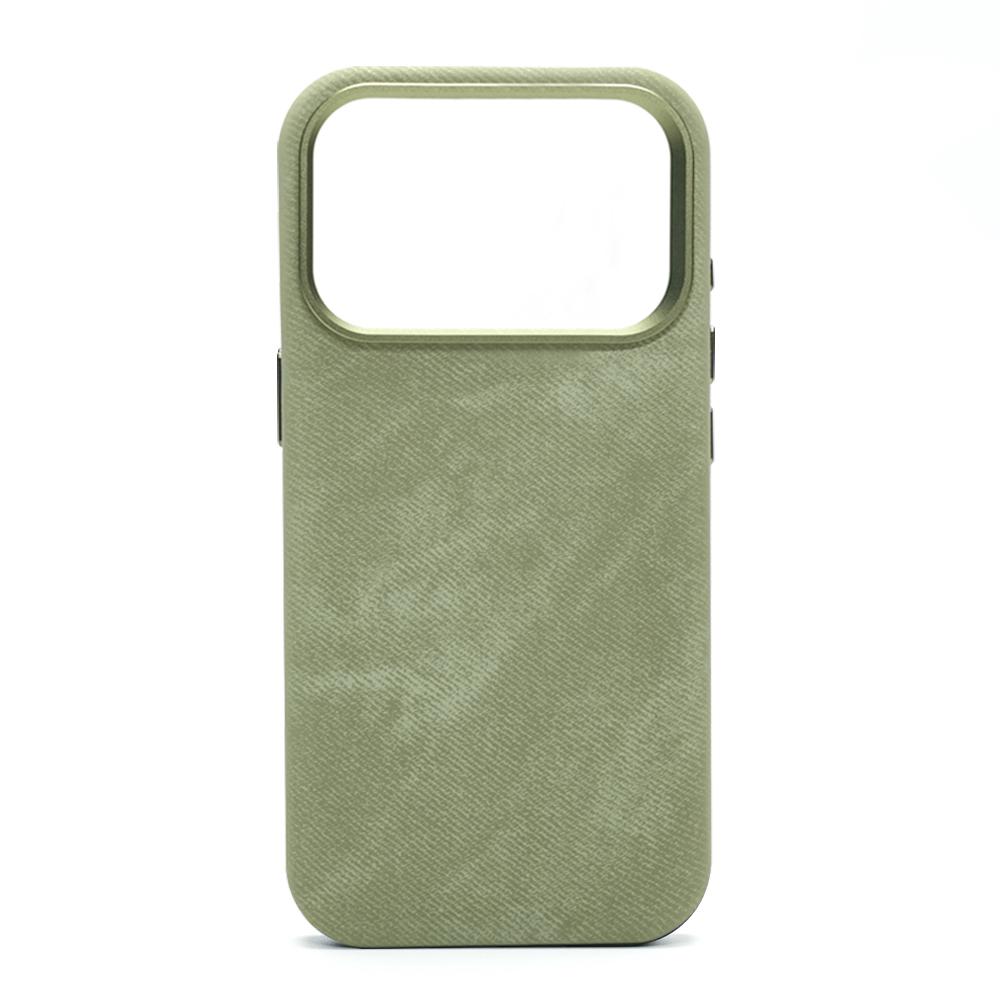 Luxury Fiber Leather Shockproof Case For iPhone 17 Pro Max 16 15 14 Plus 13 12 For MagSafe Magnetic Wireless Charging Back Cover