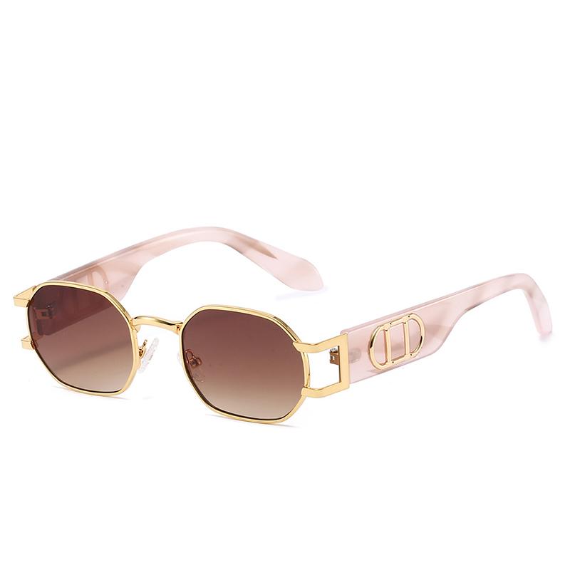 Fashion Brand Luxury Designer Sunglasses Women Men Vintage Steampunk Letter Shades Glasses Elegant Cute Party Sunglasses
