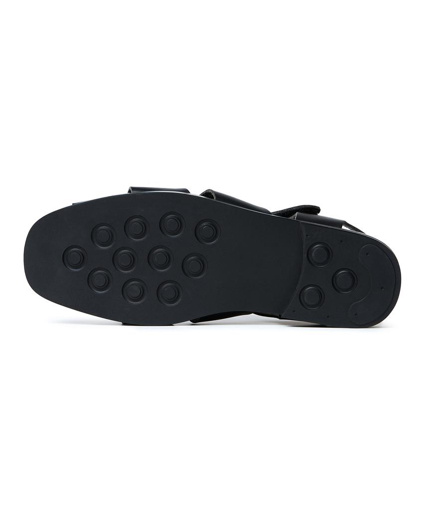 Customade Everett Leather Fisherman Sandals 3Cm (Cr0095Bk)