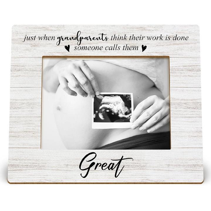 Great Grandma Picture Frame, Mother s Day Gifts for Great Grandma Grandmother from Grandchild Grandkids, Great Grandma Gifts, Great Grandma Baby grandparents picture fram