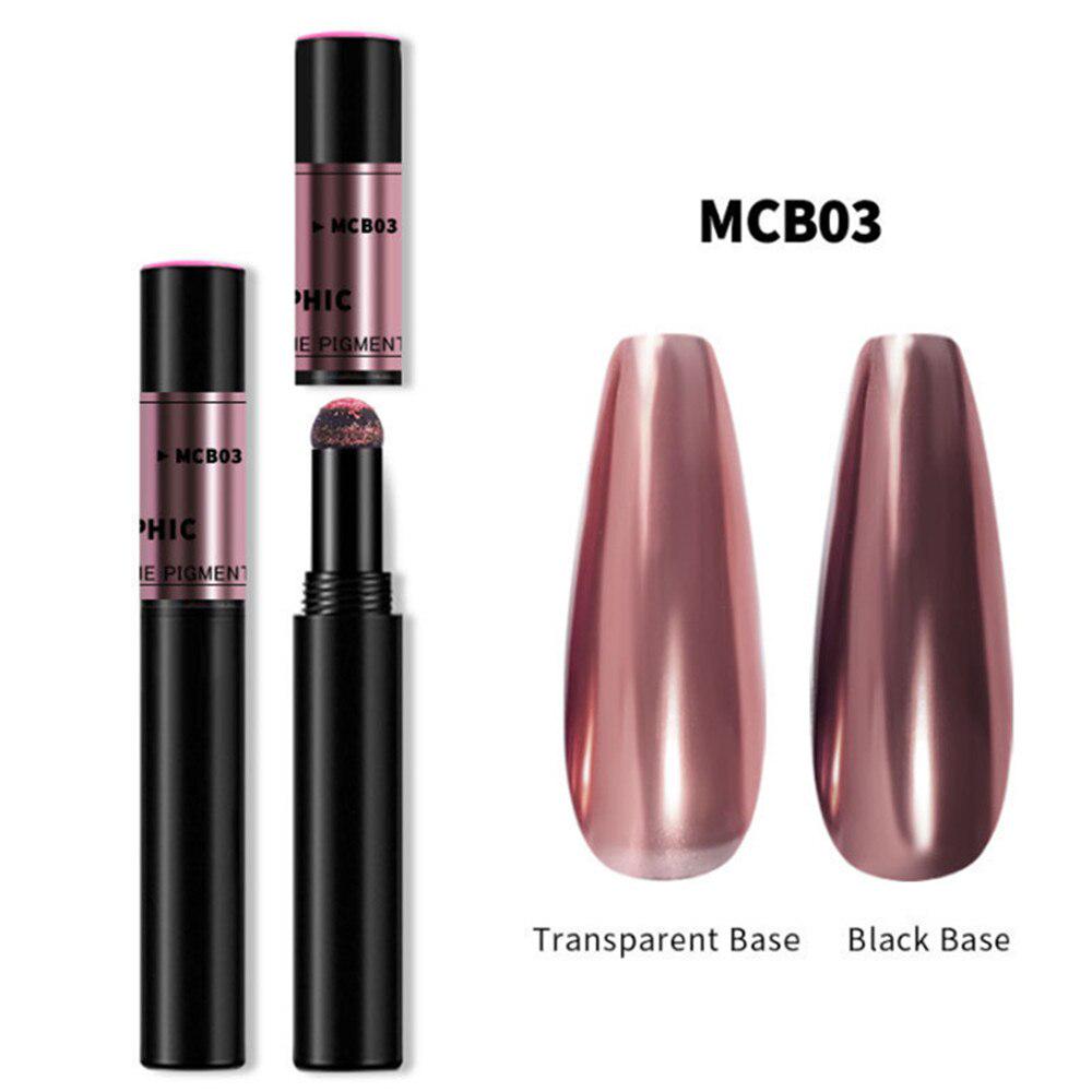 10 Colors Air Cushion Magic Powder Pen Makeup UV Gel Chrome Holographic Mirror Effect Metal Powders Nail Art Laqcuer Manicure