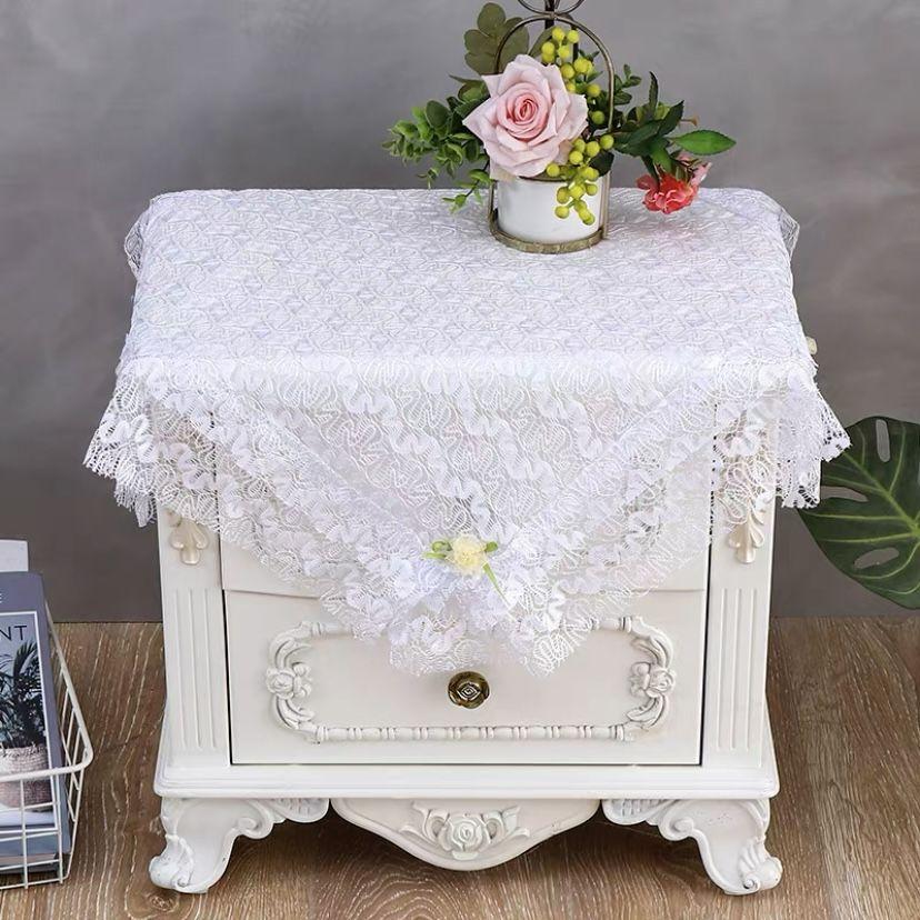 Universal Scarves Bedside Table Covers Dust Covers Water Dispensers Refrigerators Lace Washing Machines Coffee Tables Tablecloths Fabric Fabrics