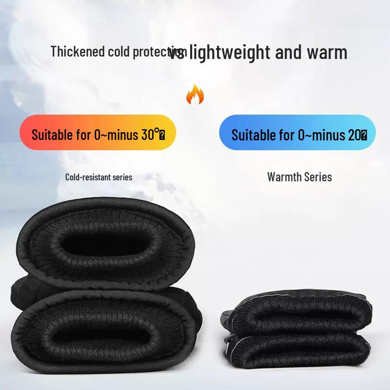 RED DRAGONFLY Men's Winter Warm Thickened Riding & Ski Gloves