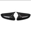 Black Rearview Mirror Cover for Honda Civic FK7/FK8 (2016-2021)