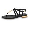 Louis Vuitton Dita One Strap Sandals Women's Black 1ABGT5
