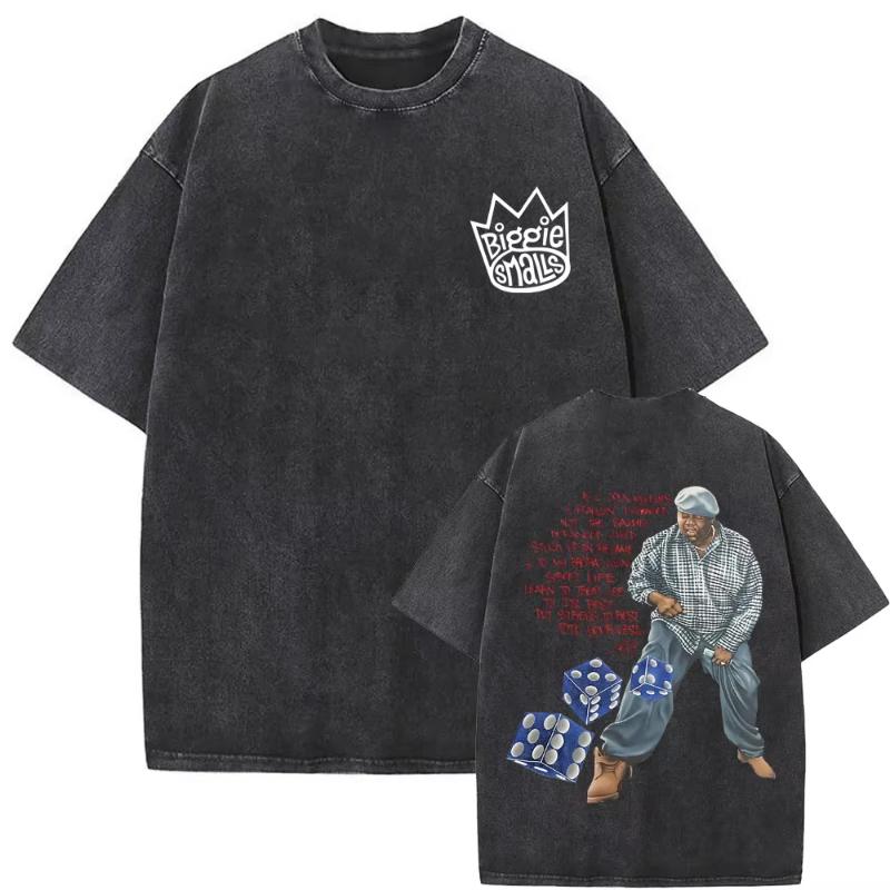 The Notorious Big Je To Všechno Byl Sen Grafické Vintage Vybledlé Tričko Hip Hop Rapper Biggie Smalls Trička Unisex Nadměrné Tričko