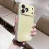 Summer Ice-feeling Large Window, Suitable for iPhone17promax Mobile Phone Case, Simple Candy-colored Apple 17 Protective Case