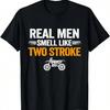 Echtes Unisex-T-Shirt, riecht wie ein Zweitakt-Motocross-Motorrad, lustig, 100% Baumwolle