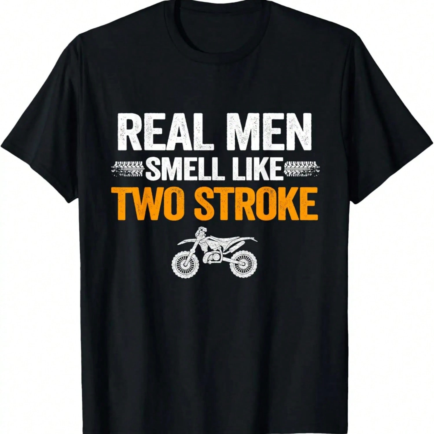 Real unisex Smell Like Two Stroke Dirt Bike Funny Motorcycle T-Shirt,100% Cotton S разноцветный