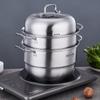 Yibojingang Stainless Steel Steamer Pot