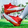 Mens Football Shoes Outdoor Sport Training Shose Non-Slip Lightweight Football Sneakers Comfortable Breathable Turf Soccer Boots