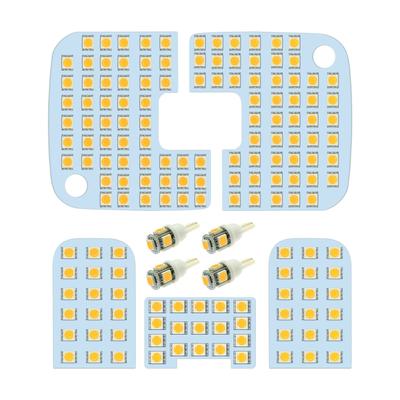 Lâmpada LED Interior ZXREEK, Cor da Lâmpada, 3.500 K, Design Personalizado, Luz Explosiva, 177 LEDs 3-Chip 5050, Conjunto de 9 Peças