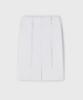Yunse Piercing Satin Skirt (Ivory)