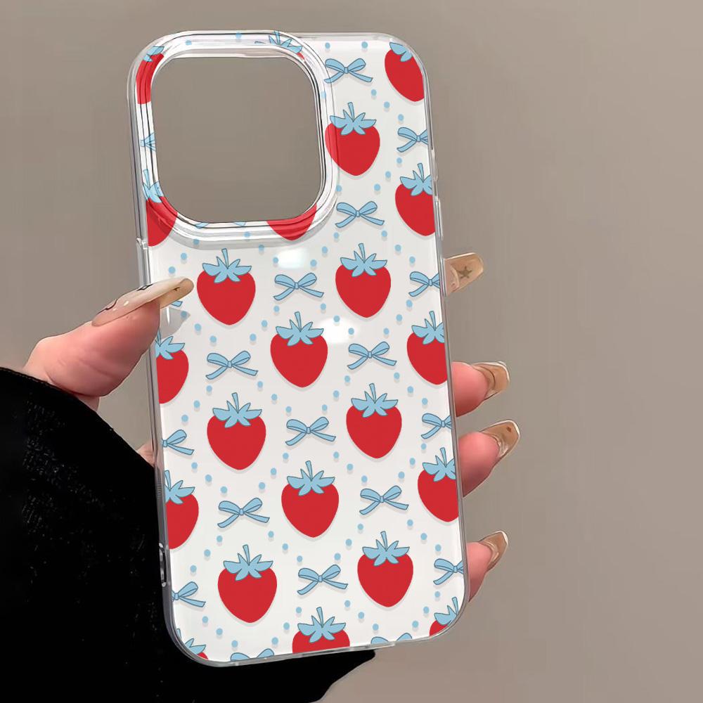 Painted Phone Case for iPhone 12 13 15 16 iPhone 16 12 13 14 15 Pro  14 15 16 Pro Max Coverage Shockproof Anti-Fingerprint Fresh Style Protective Case