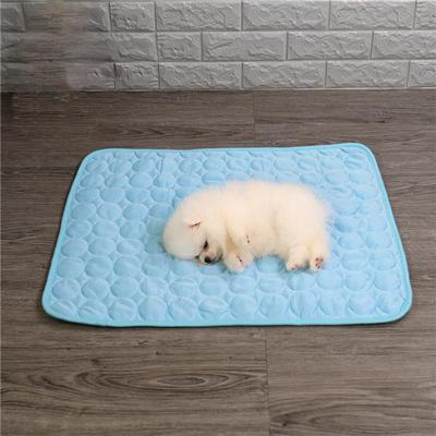 Pet Cooling Mat Breathable Absorb Body Heat Cotton Soft Large Summer Ice Pet Cushion for Puppy