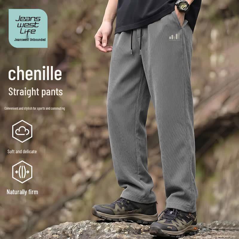 Мужские вельветовые плотные прямые спортивные штаны Jeanswest 4XL