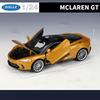 WELLY 1/24 McLaren GT Alloy Sports Car Model Diecasts Metal Racing Super Vehicles Car Model High Simulation Collection Kids Gift