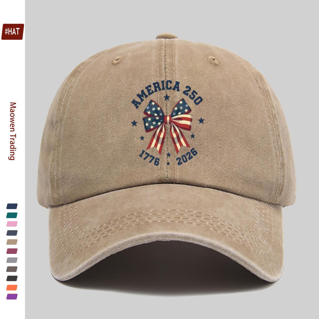 pc Casual American Flag th Anniversary Commemorative Patriotic Style Printed Baseball Cap Decorative Hat Suitable for Indep