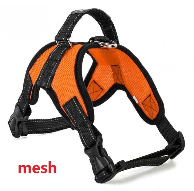 Classic Adjustable Reflective Pet Puppy Large Dog Harness for Small Medium Large Dogs Animals Pet Walking Hand Strap Dog Supplies