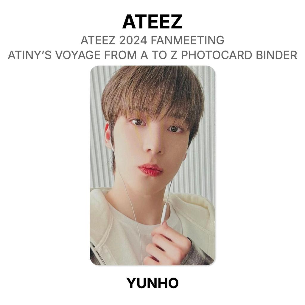 ATEEZ ATEEZ 2024 FANMEETING ATINY’S VOYAGE FROM A TO Z PHOTOCARD BINDER Official Photocard