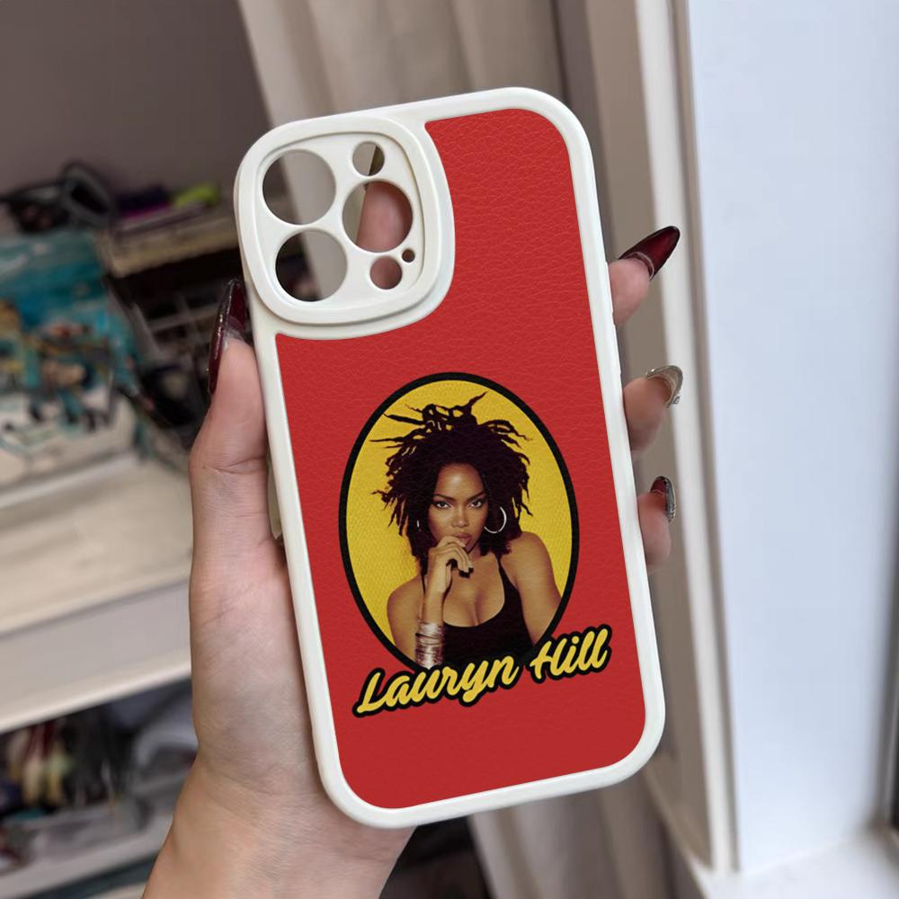 Rapper Lauryn Hill Phone Case For Iphone 15 14 12 13 Pro Max 11 Mini X Xr Xs 7 8 Puls Lambskin Silicone Cover